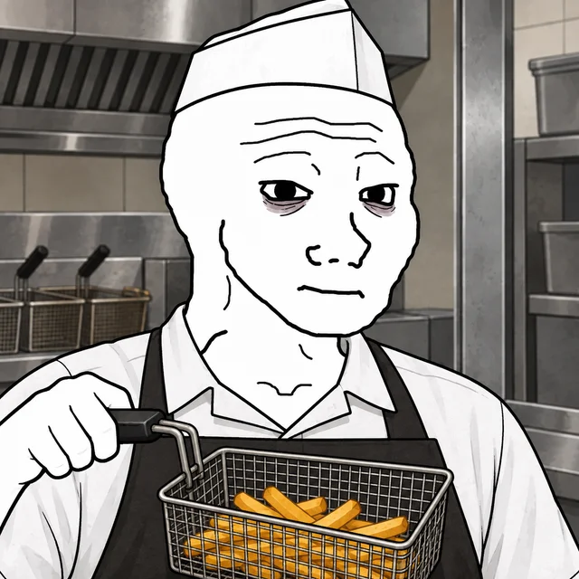 Fry Cook Wojak artwork