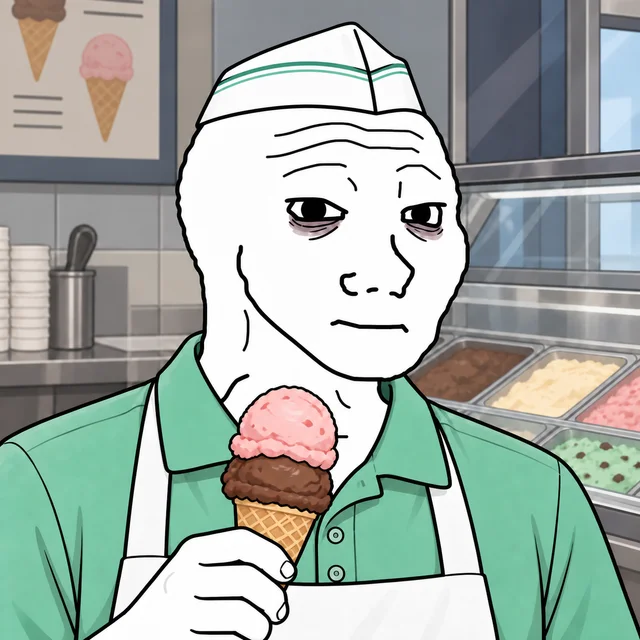 Ice-Cream Scooper Wojak artwork