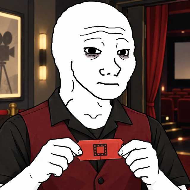 Movie-Theater Usher Wojak artwork