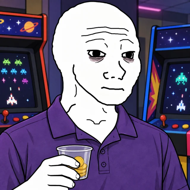 Arcade Attendant Wojak artwork